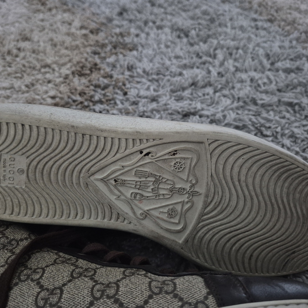 Gucci Mens High-Tops Sz 14 - Picture 7 of 9
